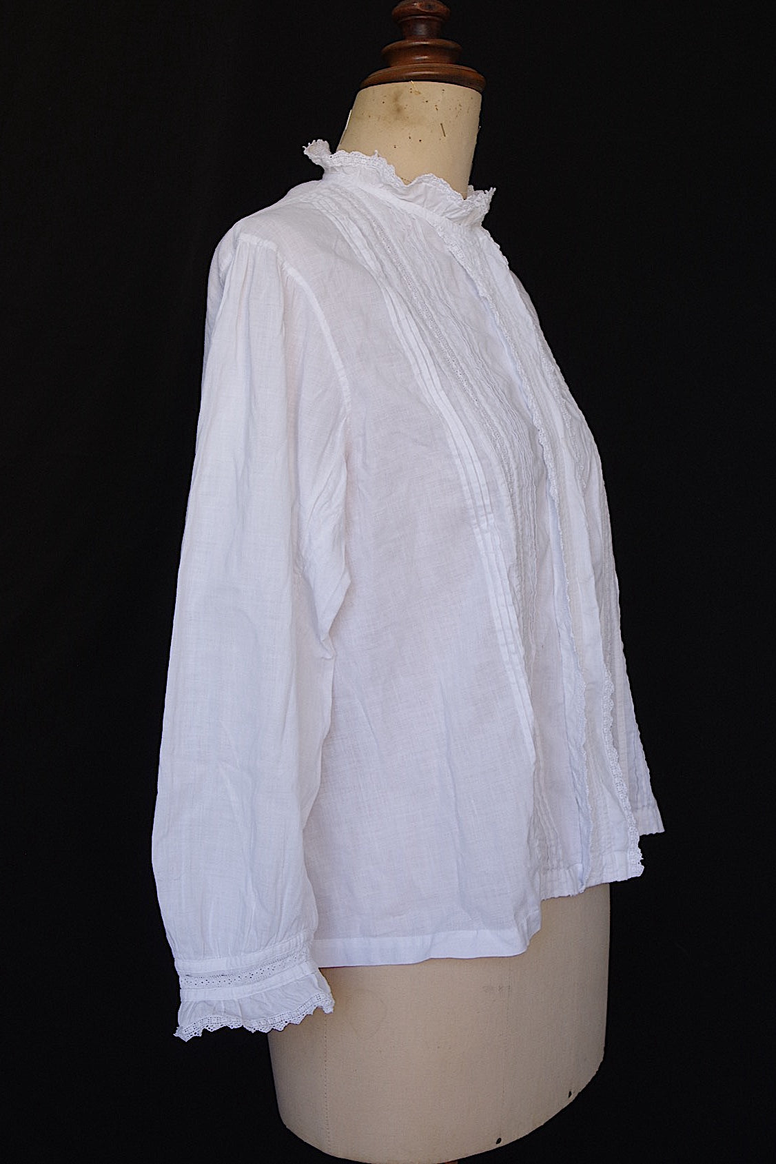 アンティークレースブラウス vêtement antique  blouse2 .FR a l'epoque