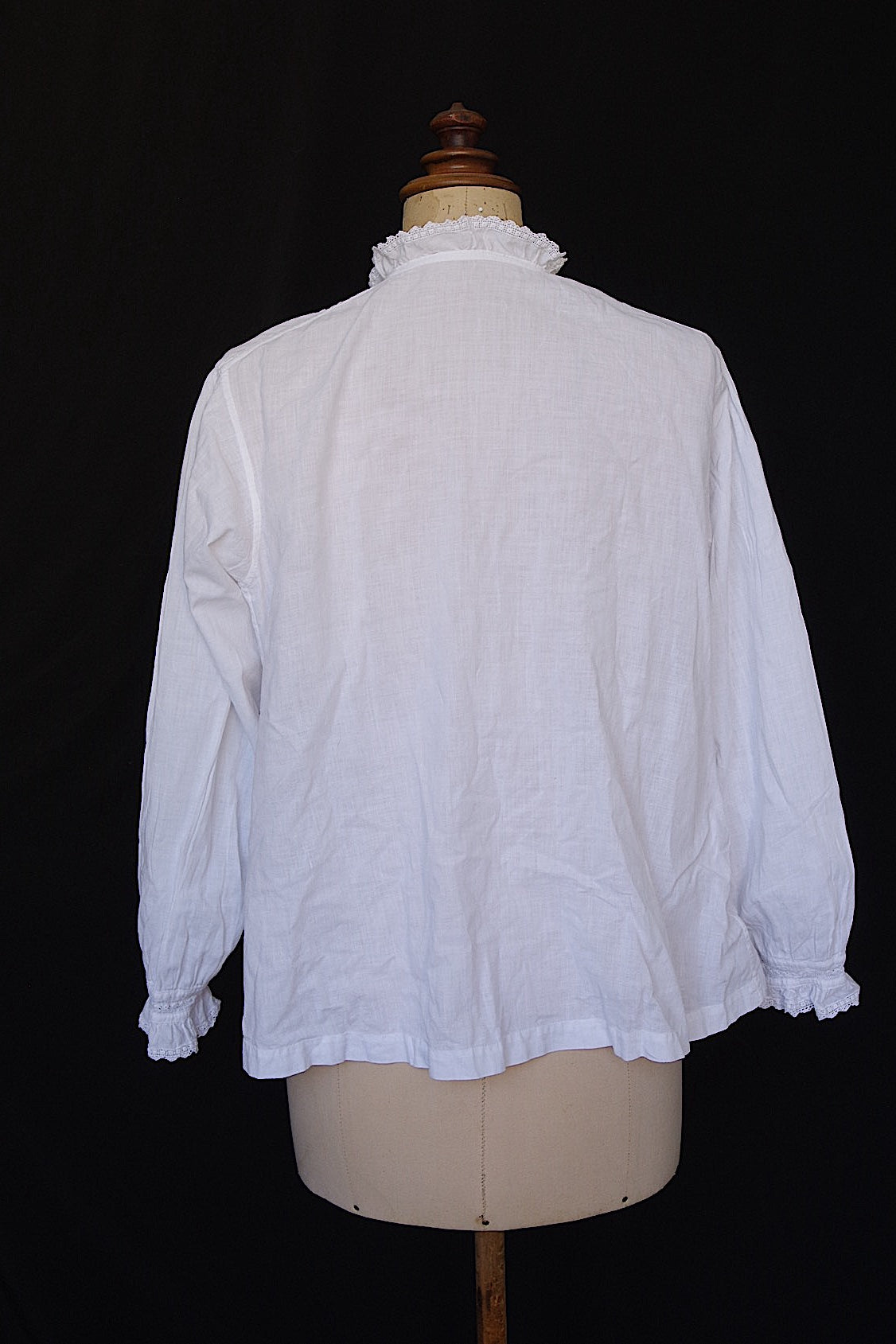 アンティークレースブラウス vêtement antique  blouse2 .FR a l'epoque