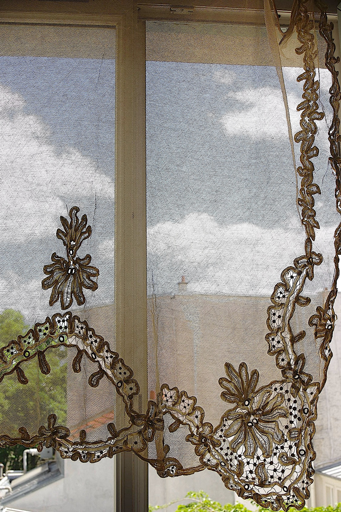 アンティークカーテン linge de maison .FR a l'epoque