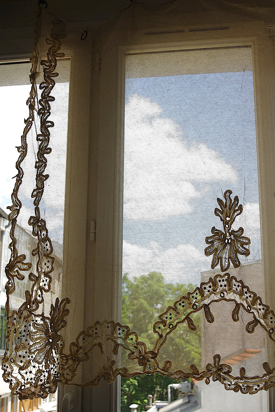 アンティークカーテン linge de maison .FR a l'epoque