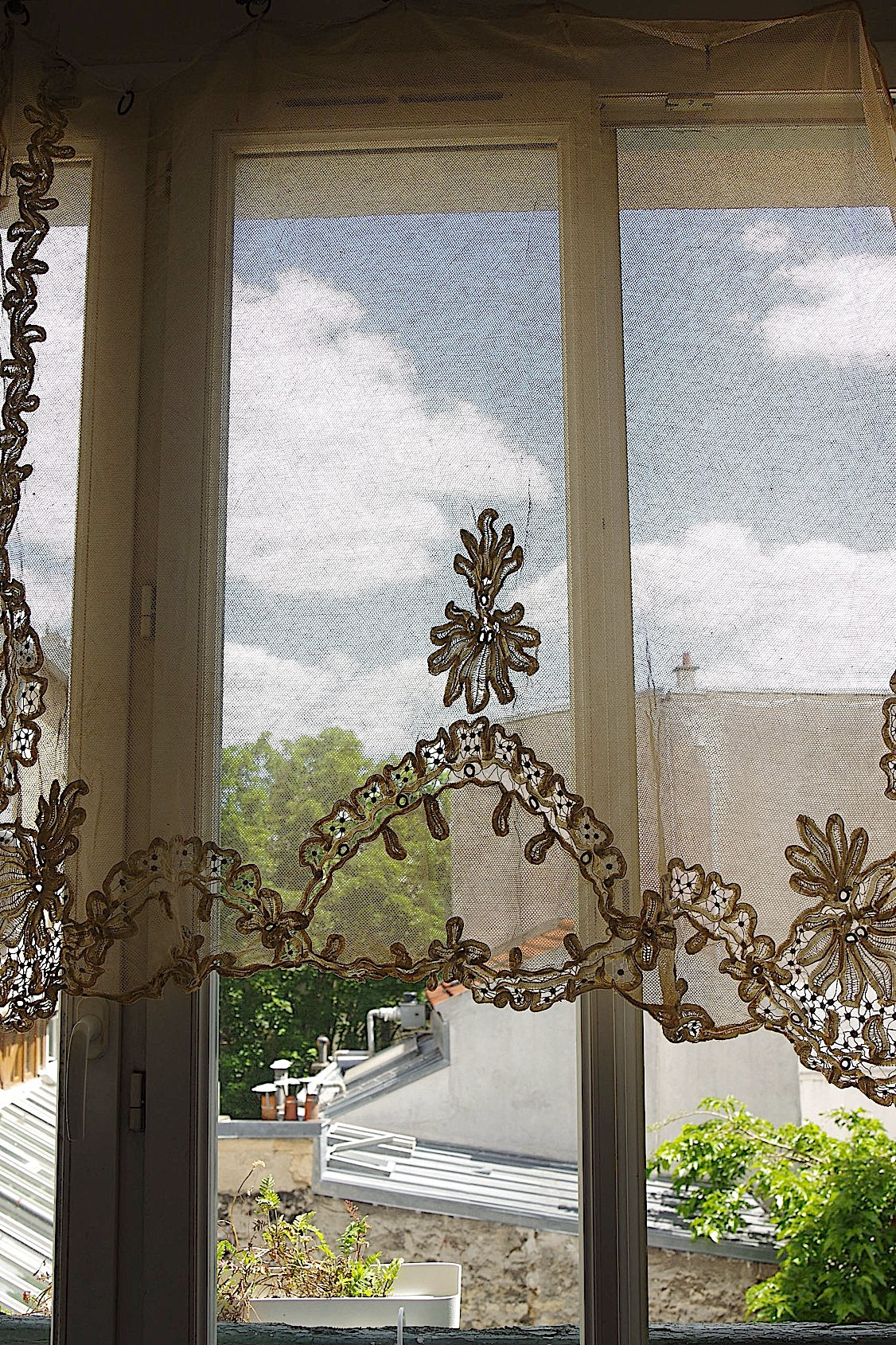 アンティークカーテン linge de maison .FR a l'epoque