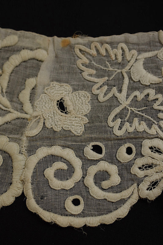 アンティークレース dentelle ancienne 刺繍レース .FR a l'epoque