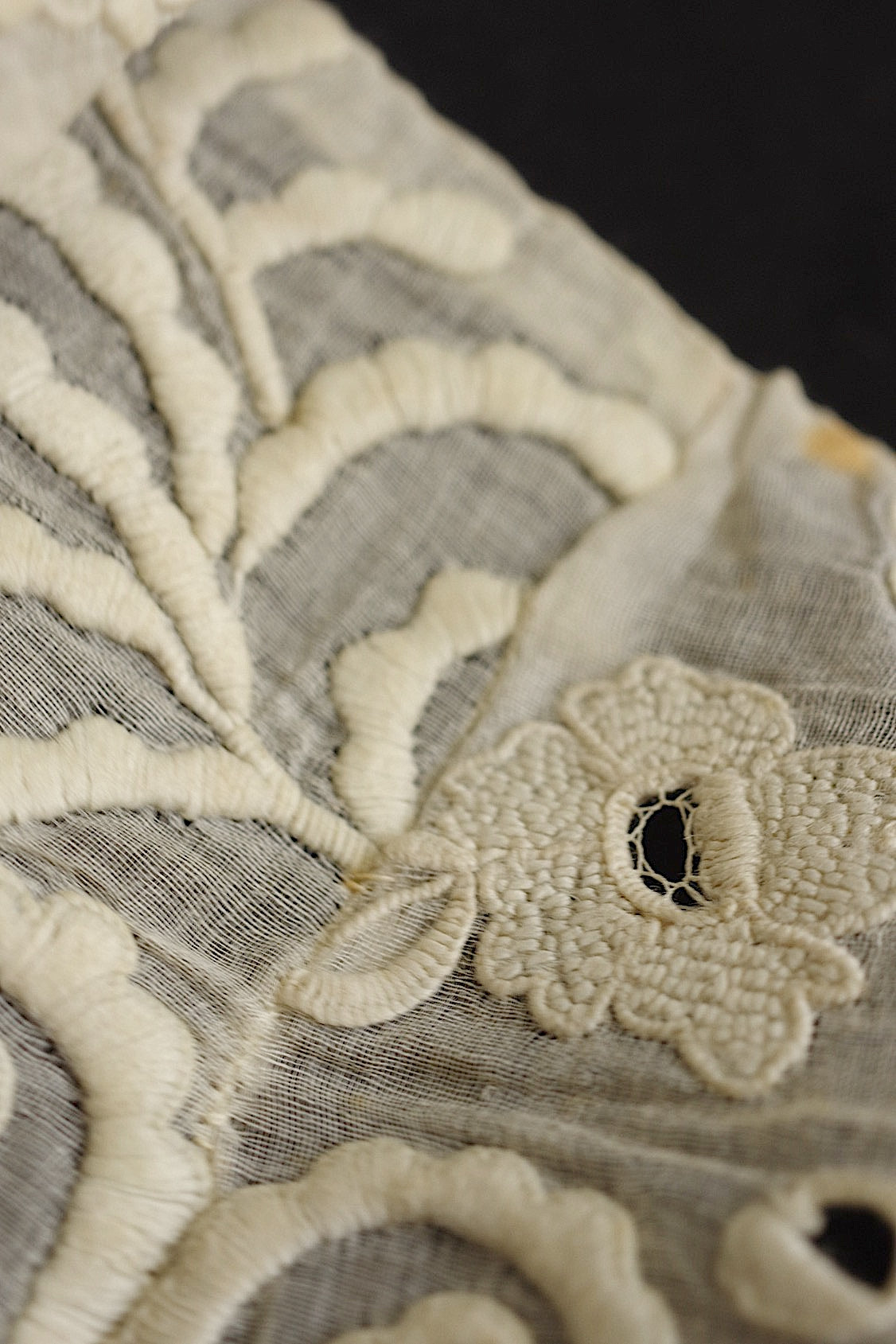 アンティークレース dentelle ancienne 刺繍レース .FR a l'epoque