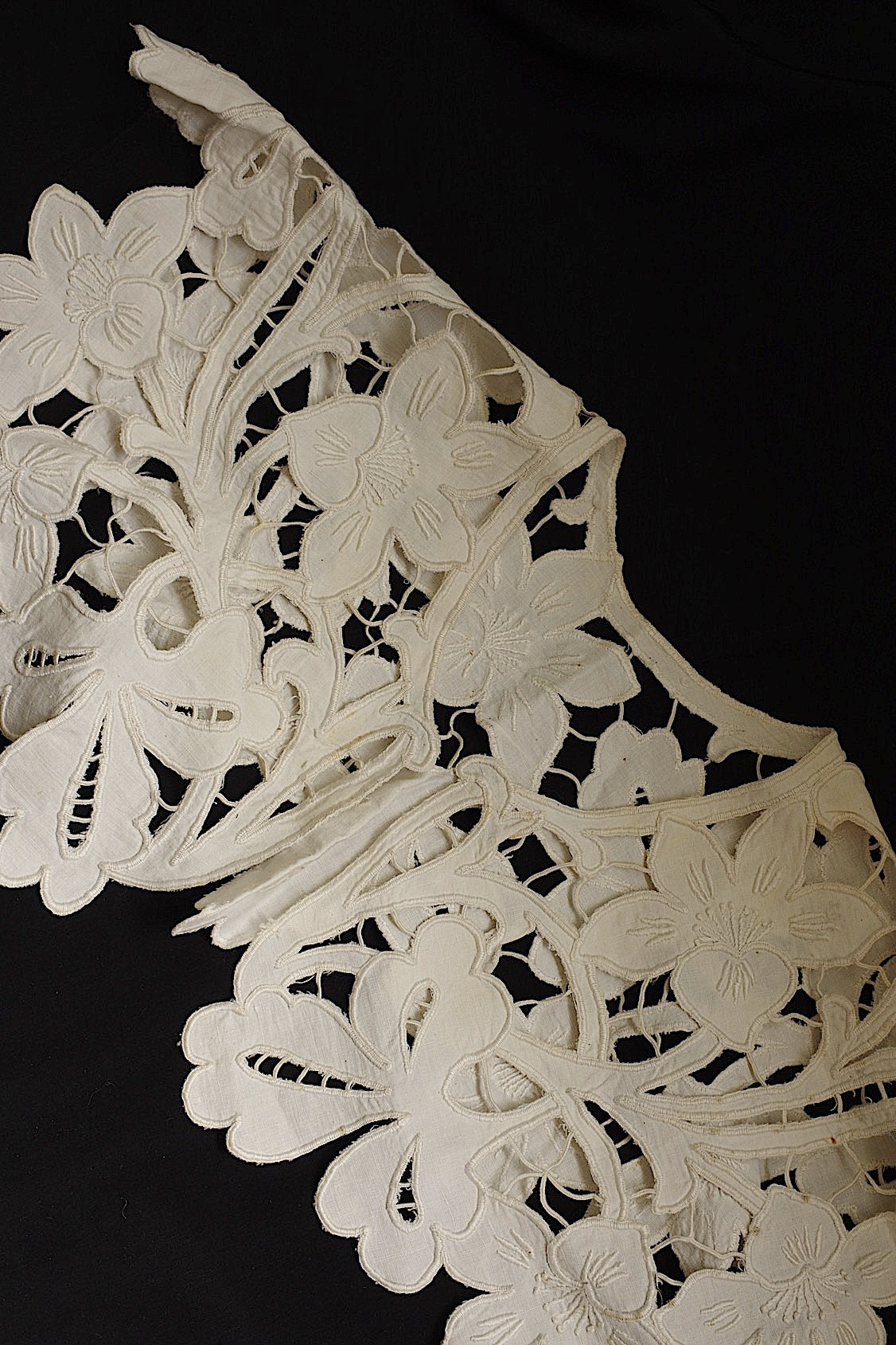 アンティークレース dentelle ancienne つけ襟2 .FR a l'epoque