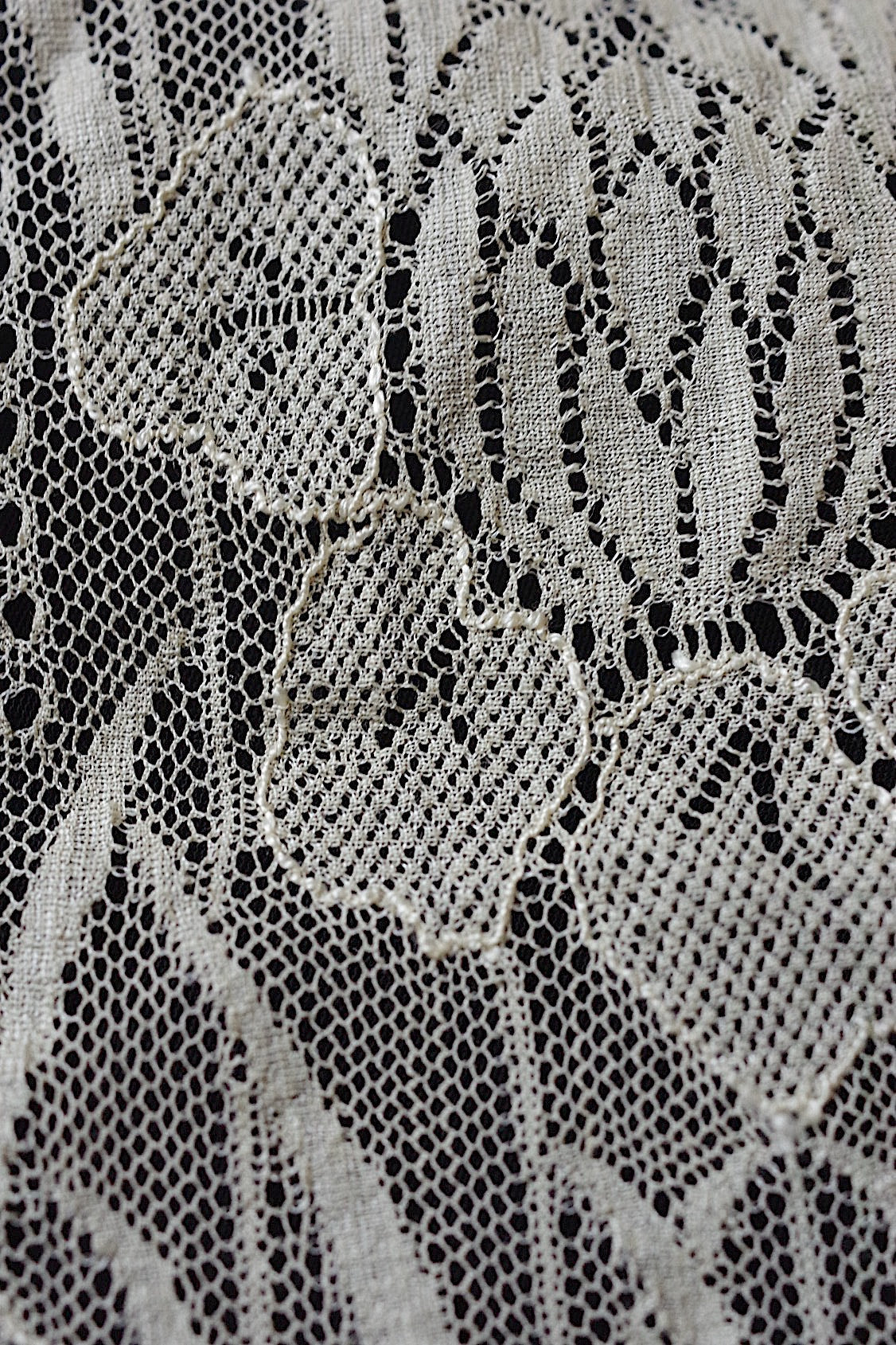アンティークレース dentelle ancienne レースハギレ 1 .FR a l'epoque