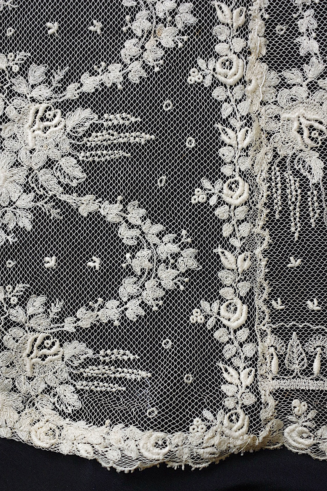 アンティークレース dentelle ancienne レースハギレ 2 .FR a l'epoque