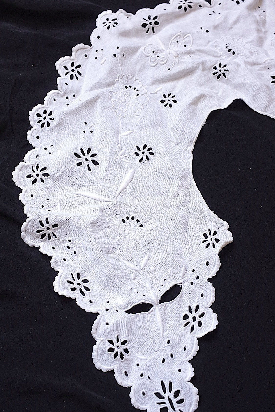 アンティークレース dentelle ancienne レース襟2 .FR a l'epoque