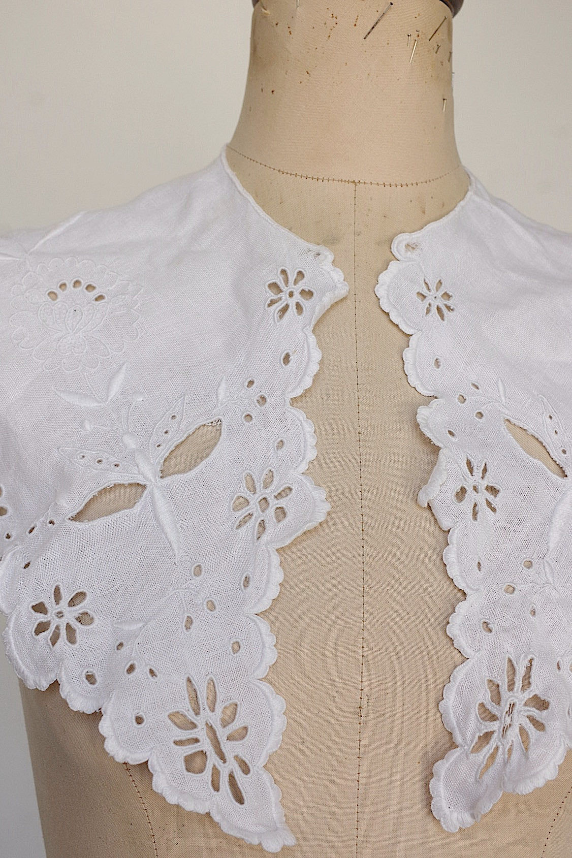 アンティークレース dentelle ancienne レース襟2 .FR a l'epoque