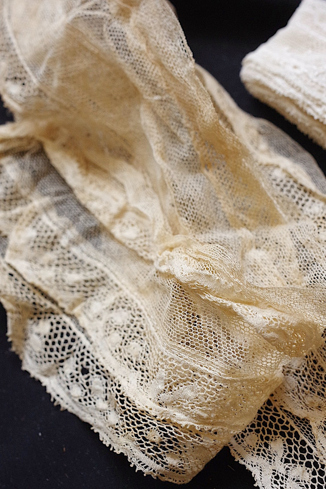 アンティークレース dentelle ancienne 3種 .FR a l'epoque