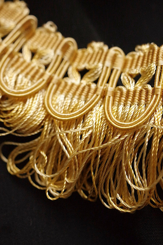 アンティークレース dentelle ancienne フリンジ 350cm .FR a l'epoque