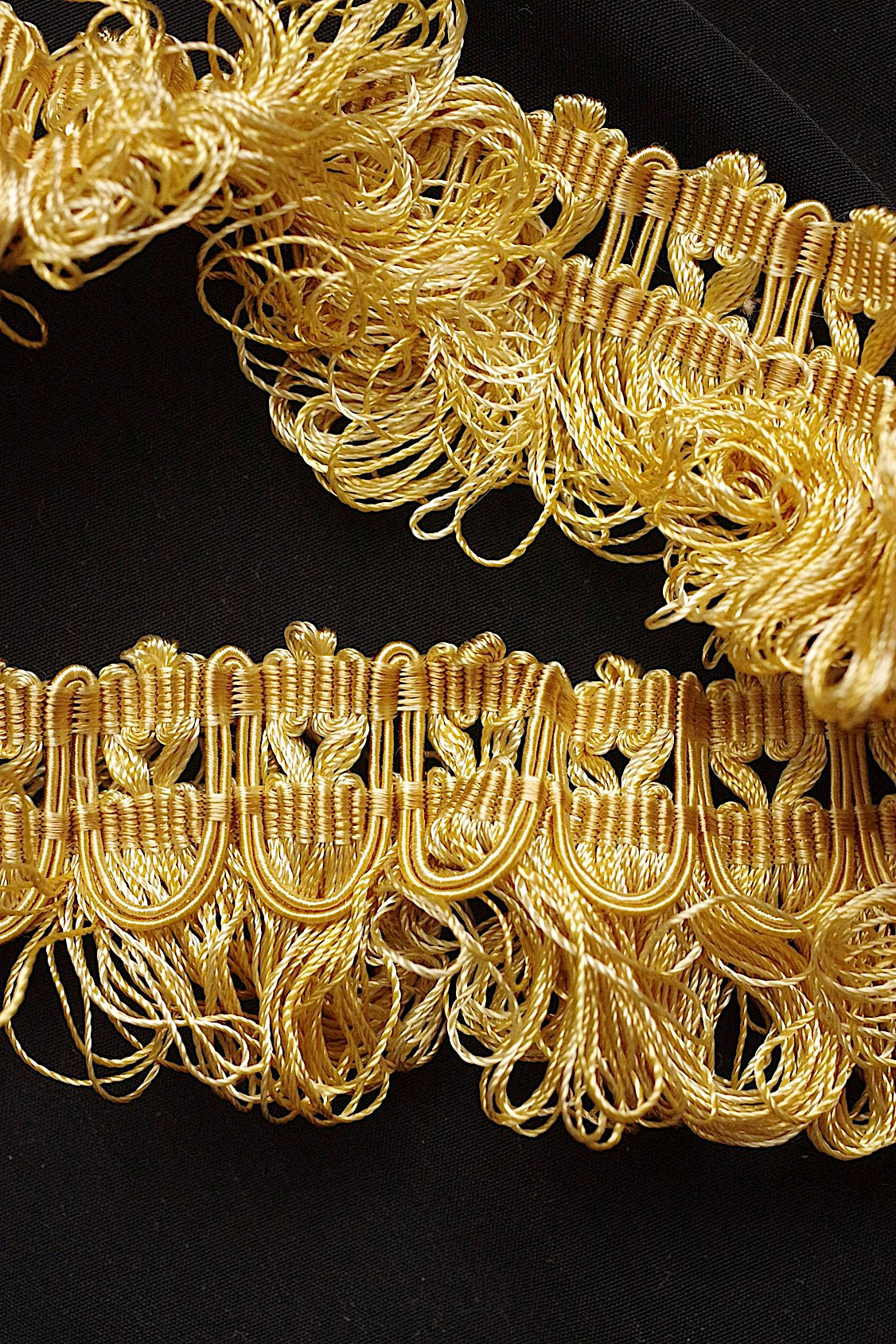 アンティークレース dentelle ancienne フリンジ 350cm .FR a l'epoque