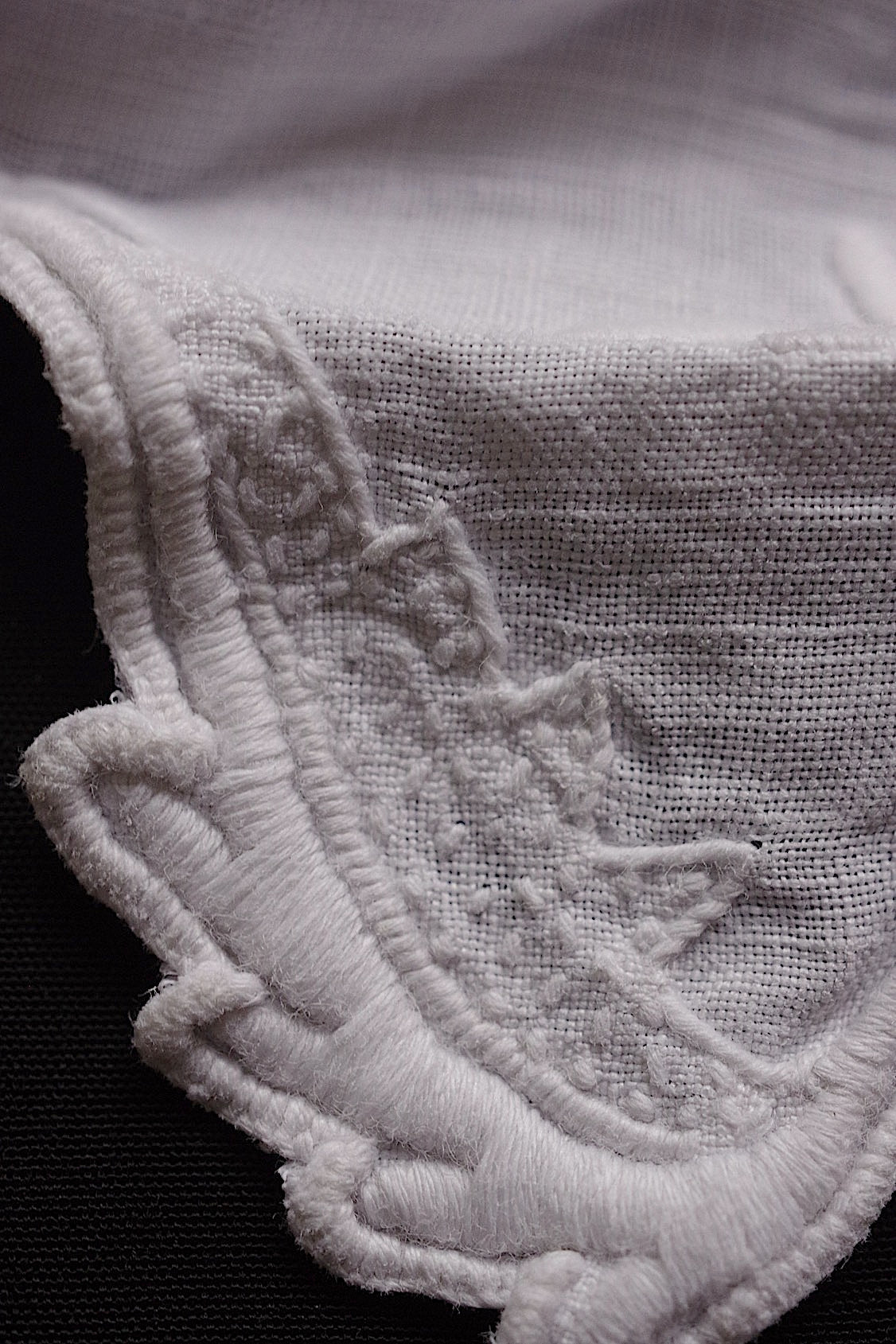 アンティークレース dentelle ancienne 刺繍テープ 回収品 .FR a l'epoque