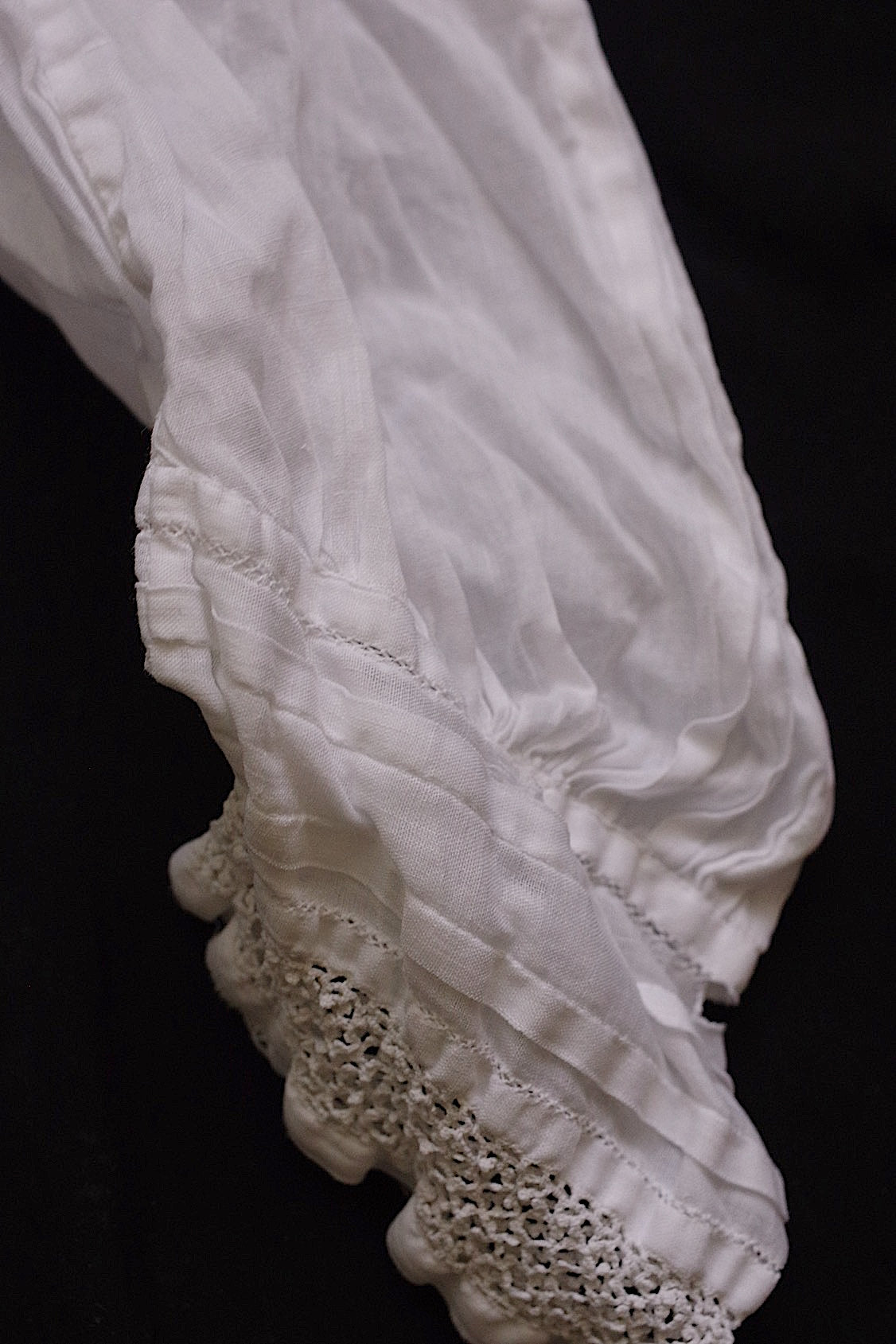 アンティークブラウス vêtement antique 少女サイズブラウス3枚 素材用lots 2 .FR a l'epoque