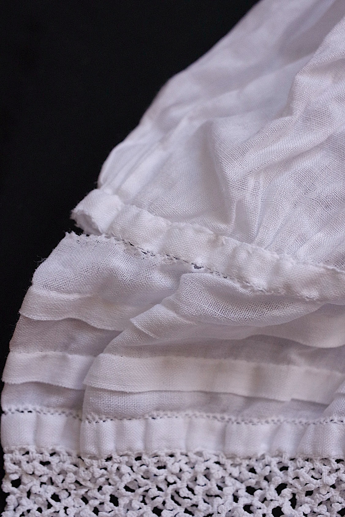 アンティークブラウス vêtement antique 少女サイズブラウス3枚 素材用lots 2 .FR a l'epoque