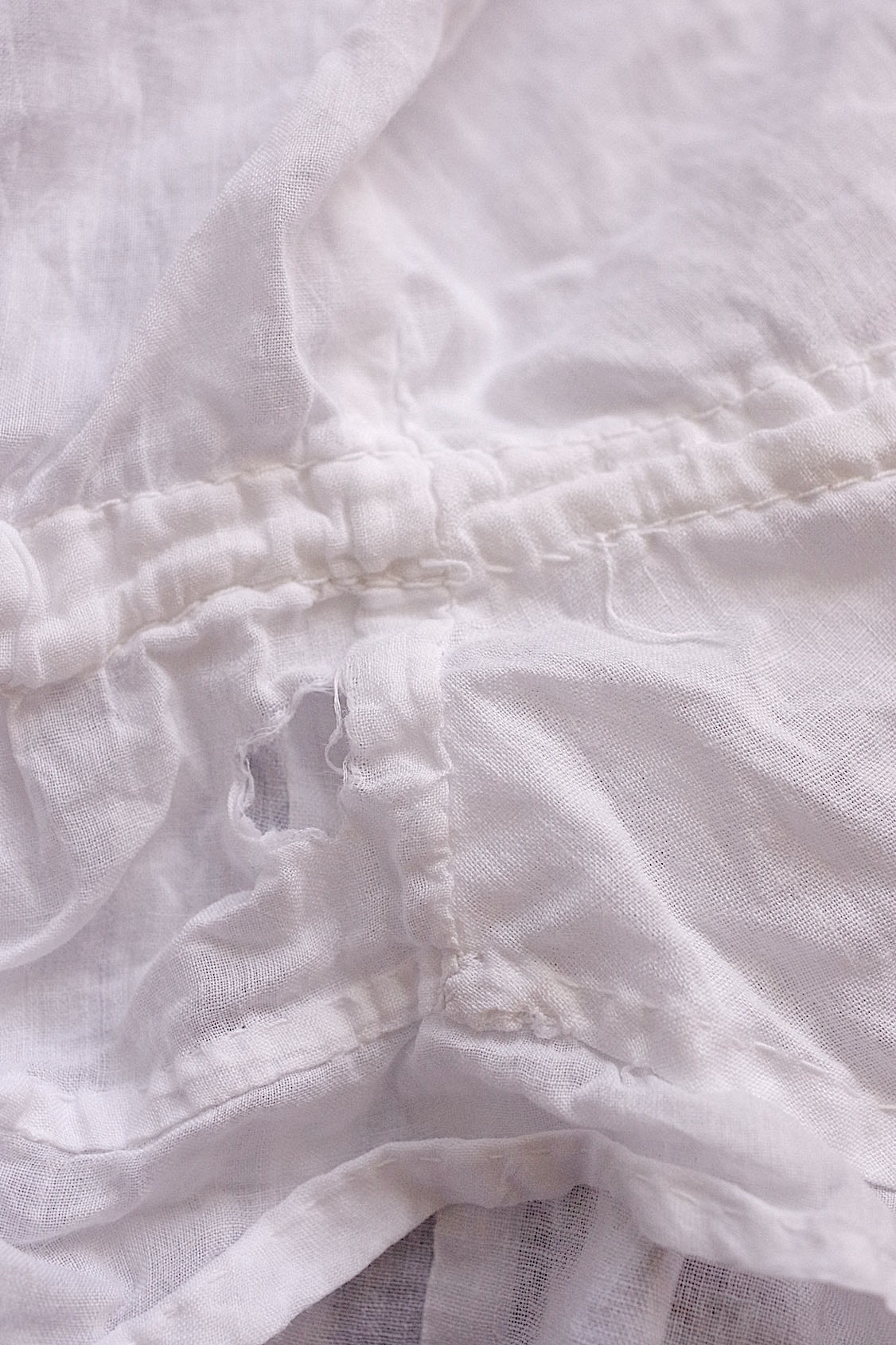 アンティークブラウス vêtement antique 少女サイズブラウス3枚 素材用lots 2 .FR a l'epoque