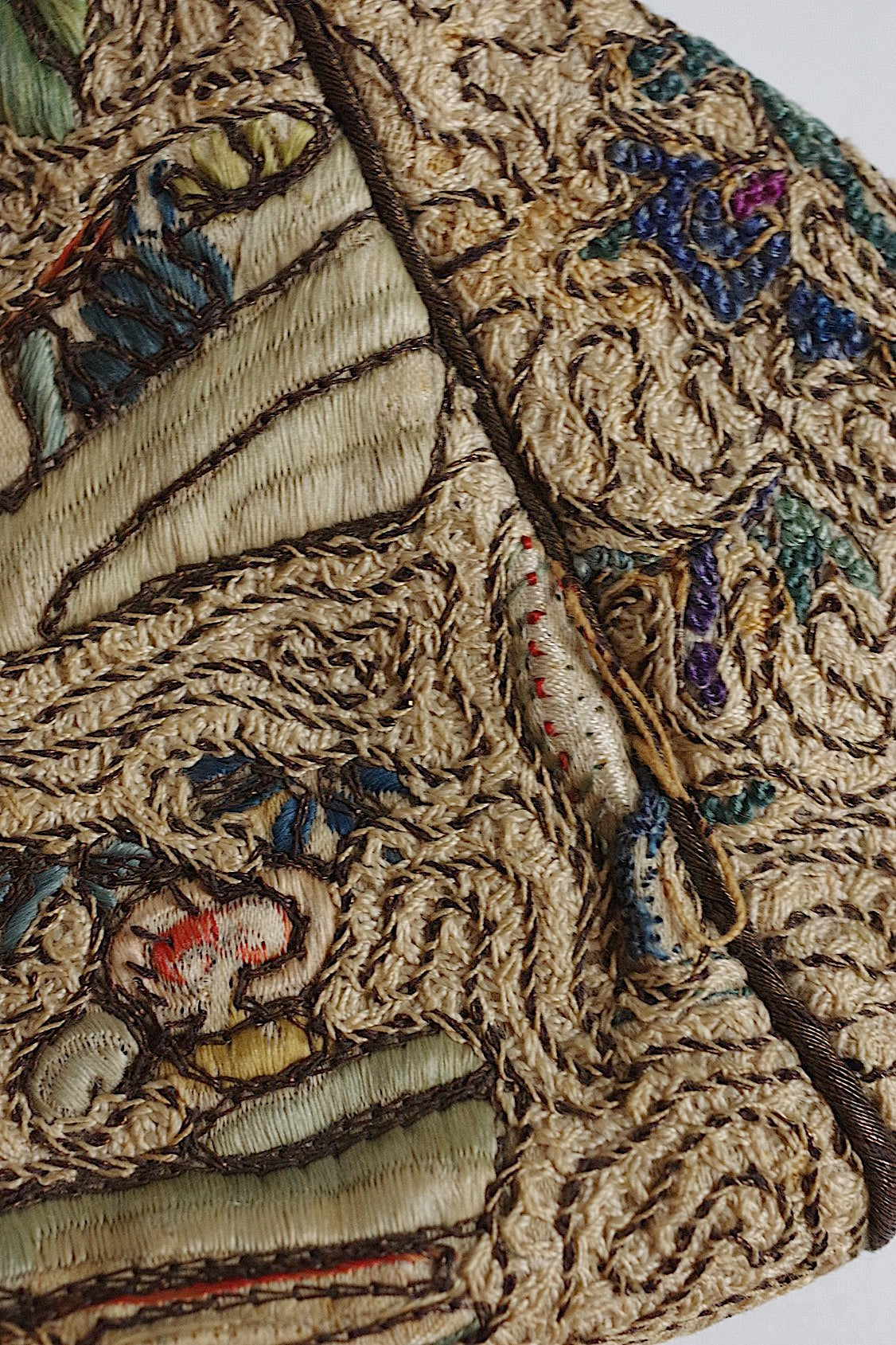 アンティークバッグ petit sac antique シノワズリー刺繍 .FR a l'epoque