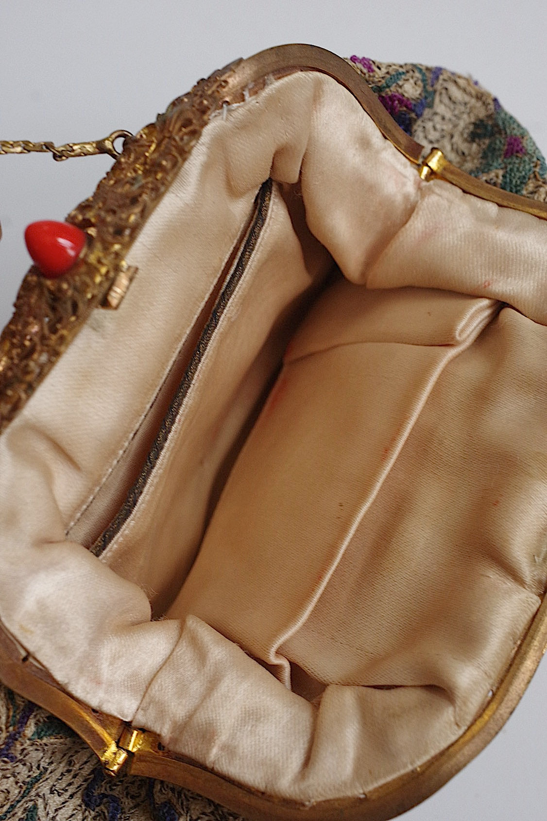 アンティークバッグ petit sac antique シノワズリー刺繍 .FR a l'epoque