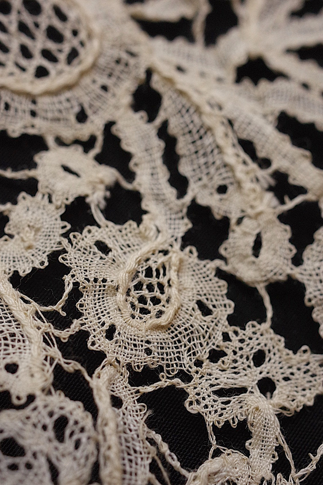 アンティークレース dentelle ancienne 襟 .FR a l'epoque