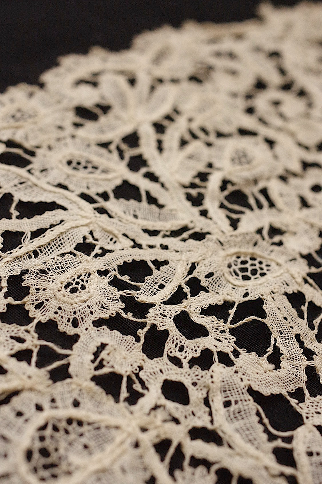 アンティークレース dentelle ancienne 襟 .FR a l'epoque