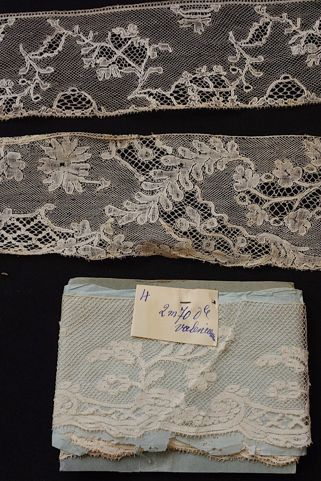アンティークレース dentelle ancienne 3種 .FR a l'epoque