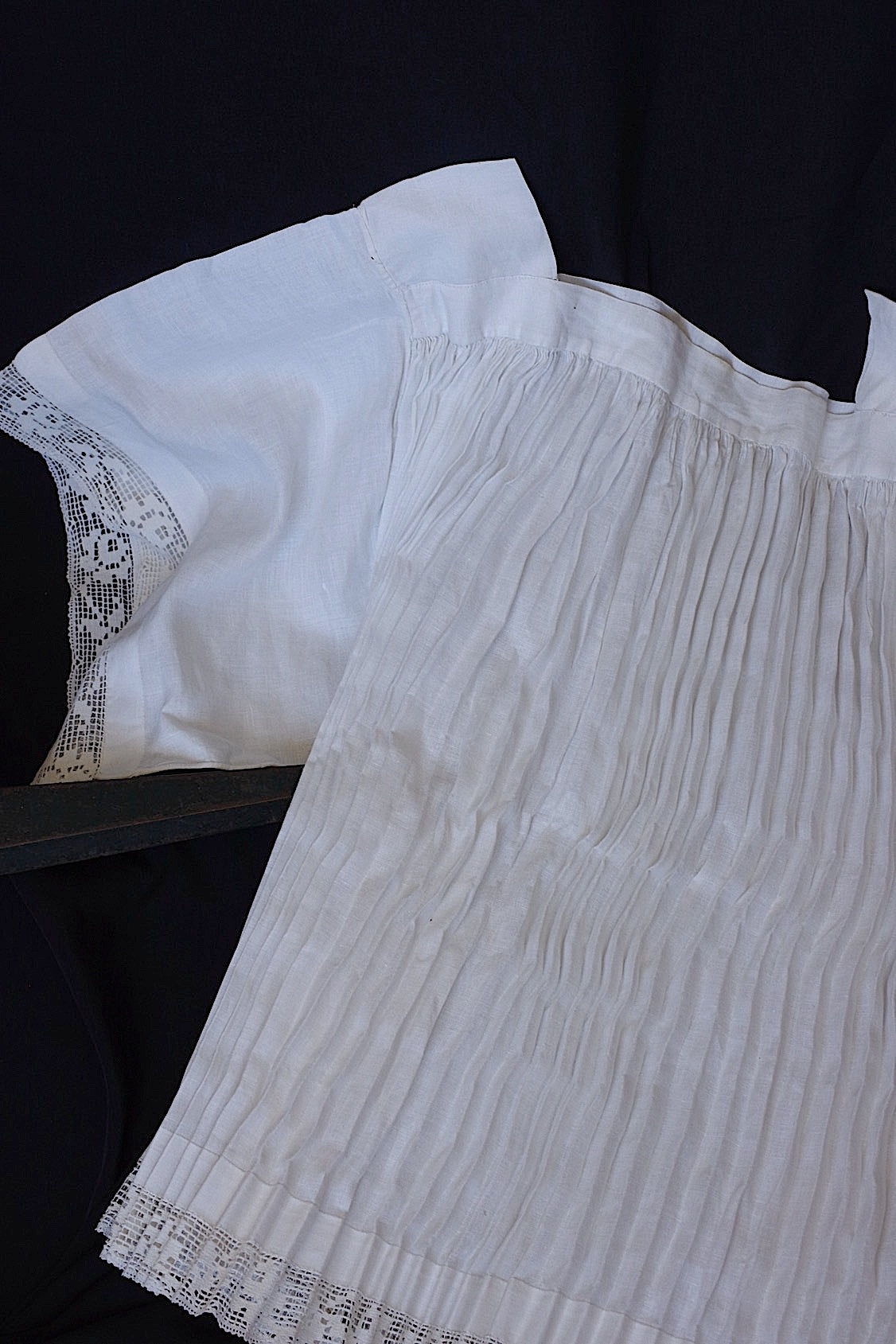 アンティーク服 vêtement antique surplis 教会チュニック2 .FR a l'epoque
