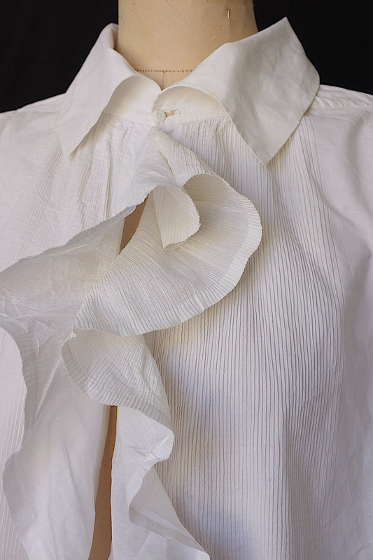 アンティークシャツ vêtement antique shirt pour monsieur プチプリフリルシャツ .FR a l'epoque