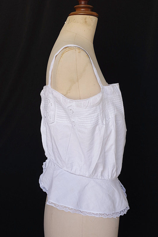 アンティークトップ vêtement antique 刺繍トップ .FR a l'epoque