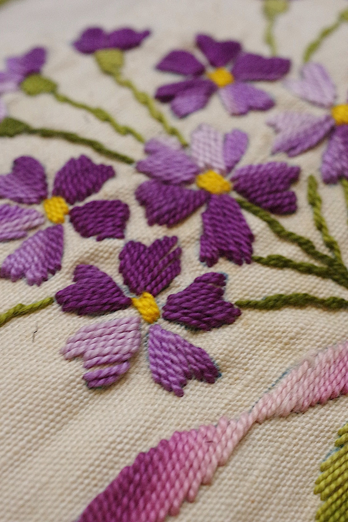 アンティーククロス linge de maison 刺繍 インテリア生地 .FR a l'epoque