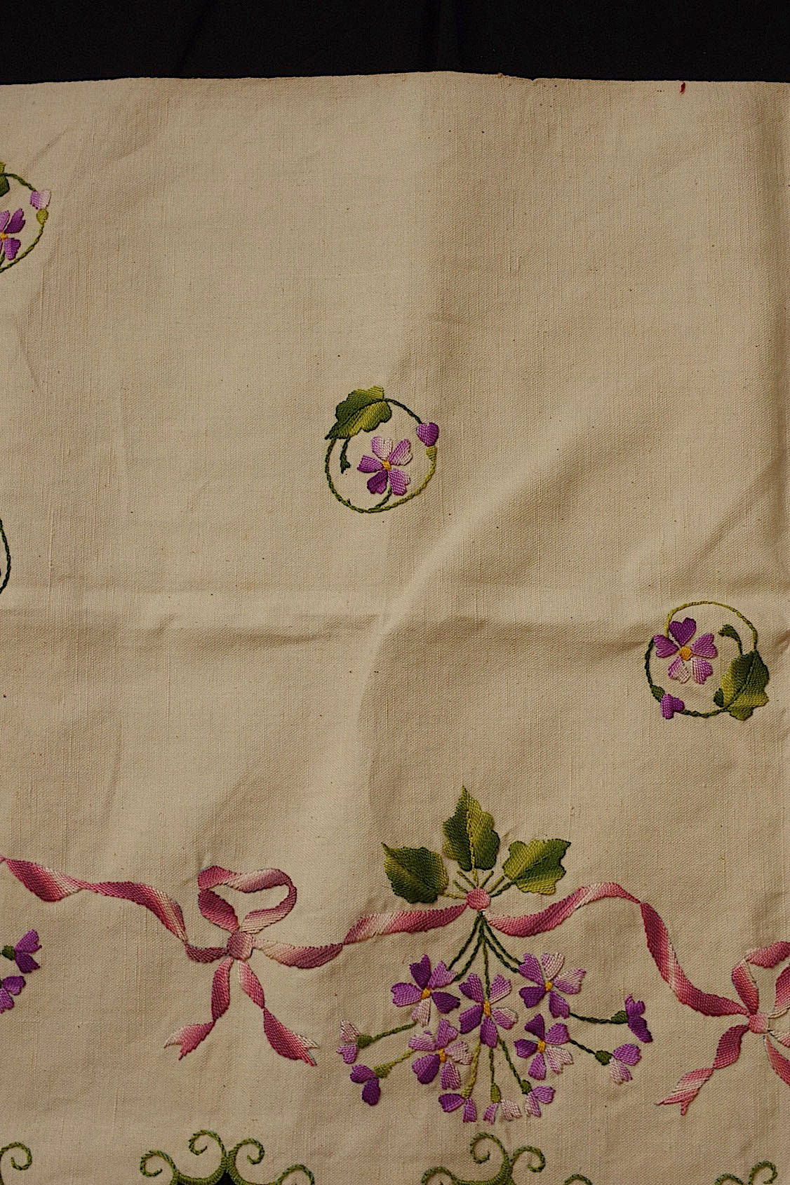 アンティーククロス linge de maison 刺繍 インテリア生地 .FR a l'epoque