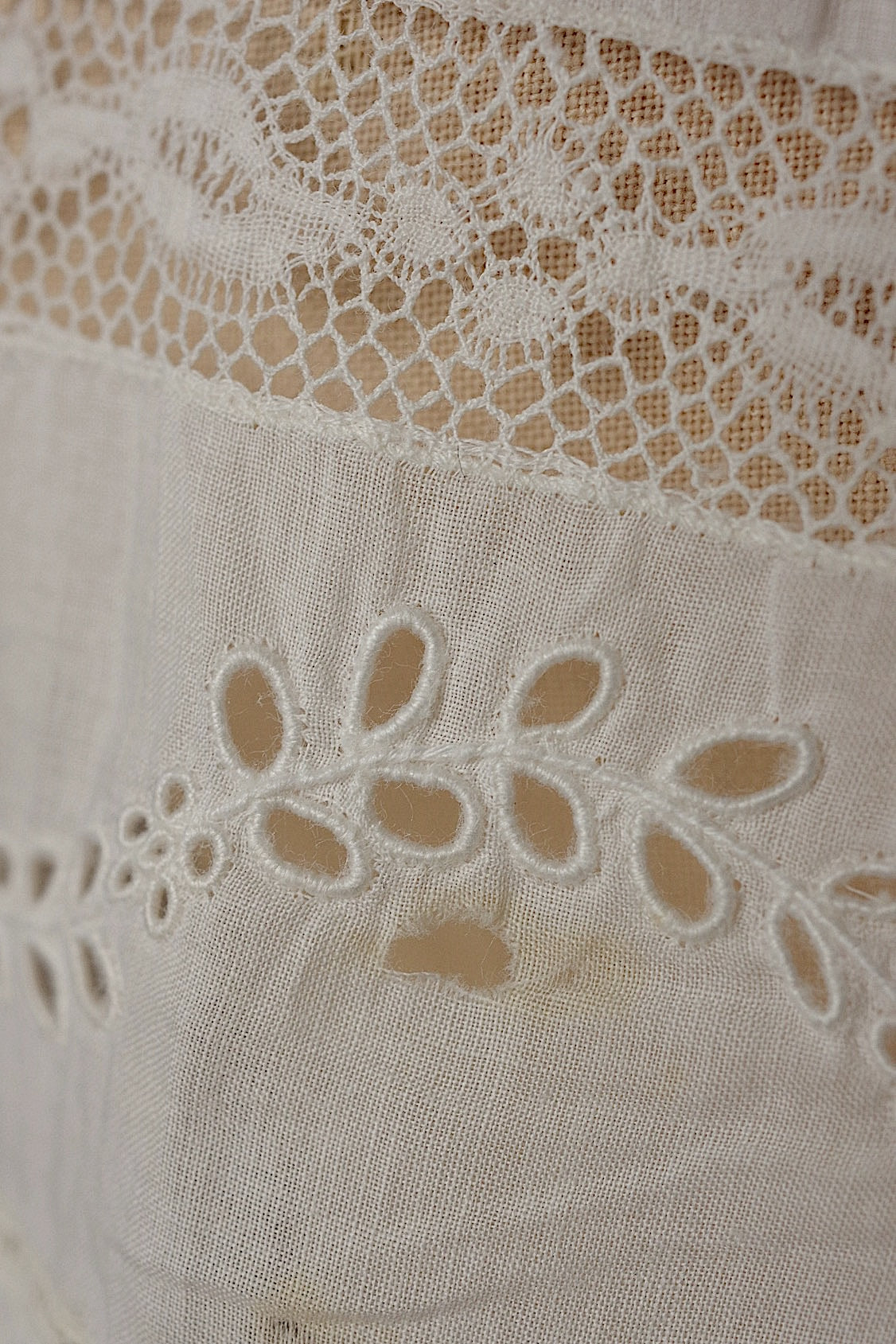 アンティークコットンワンピース vêtement antique robe de chambre 1 .FR a l'epoque