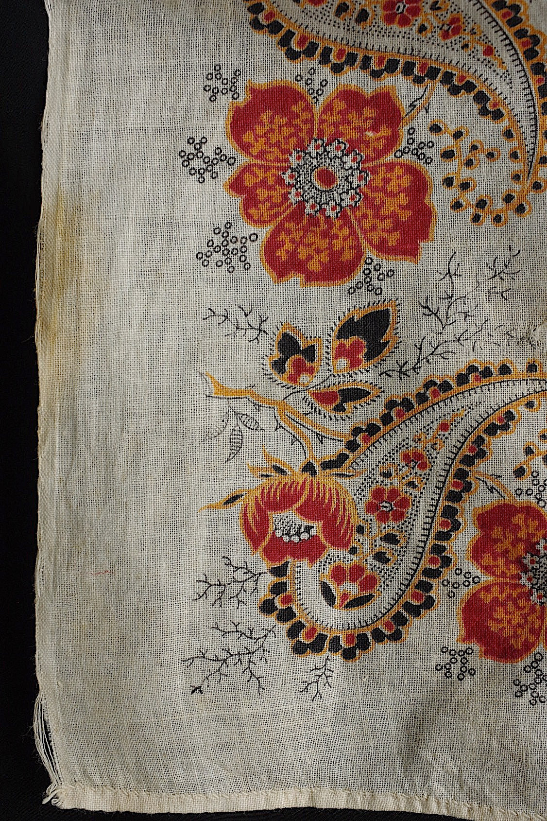 アンティークバンダナ fichu antique .FR a l'epoque