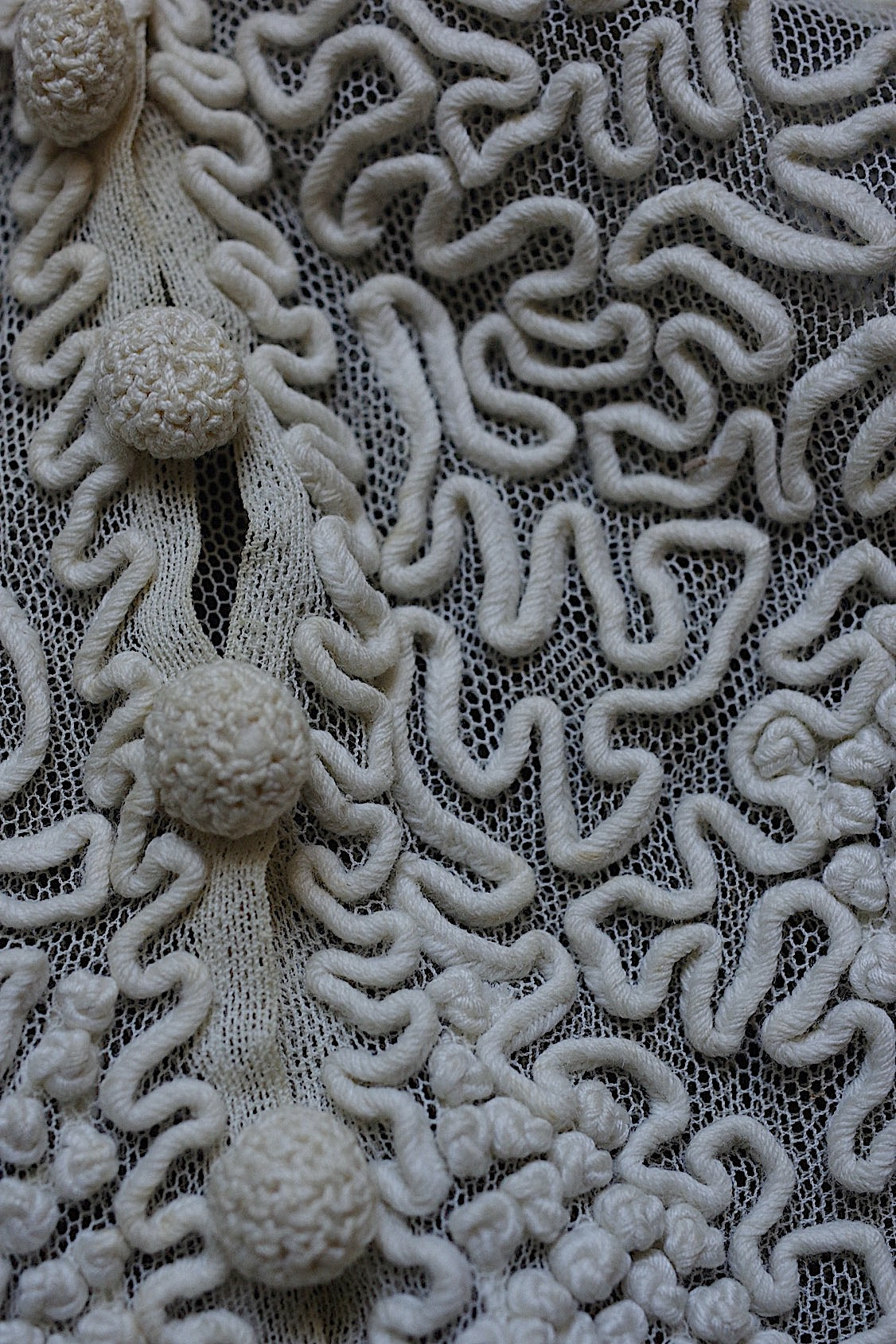 アンティークレース/dentelle ancien/antique lace/プラストロン+襟型 .FR a l'epoque