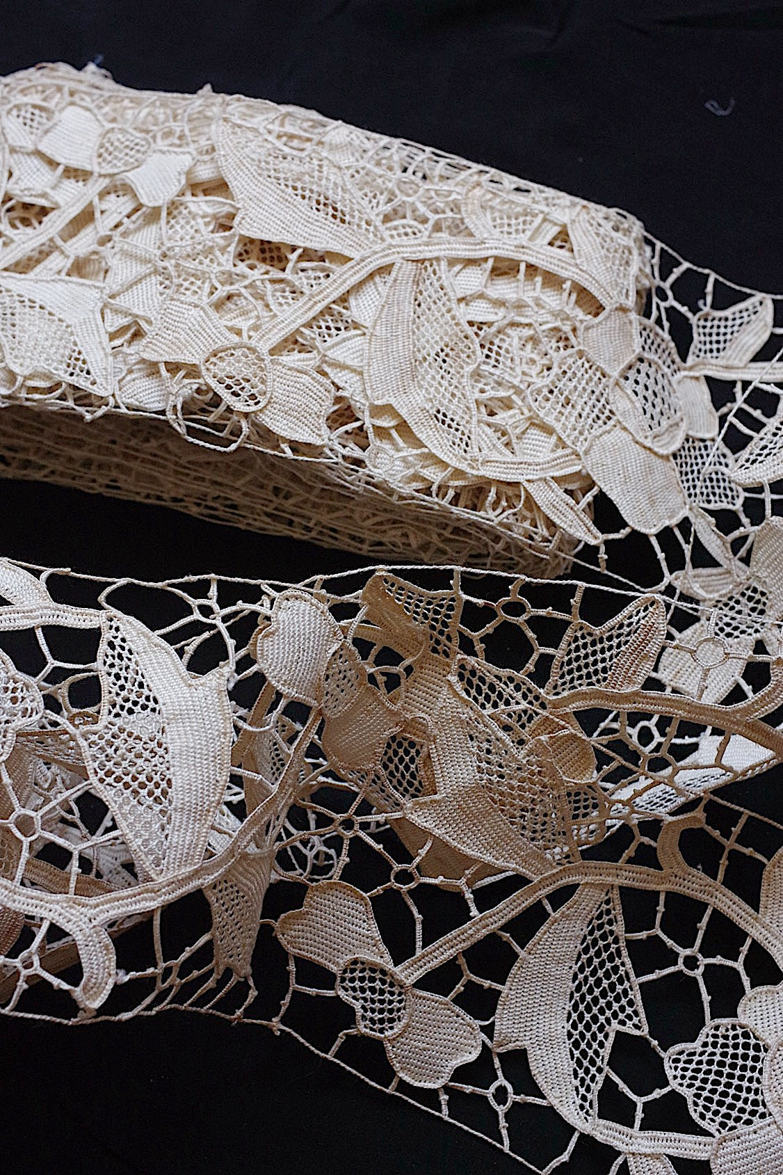 アンティークレース/dentelle ancien/antique lace/ニードル670cm .FR a l'epoque