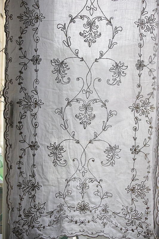 アンティークカーテン/rideau ancien/antique curtain 2 .FR a l'epoque
