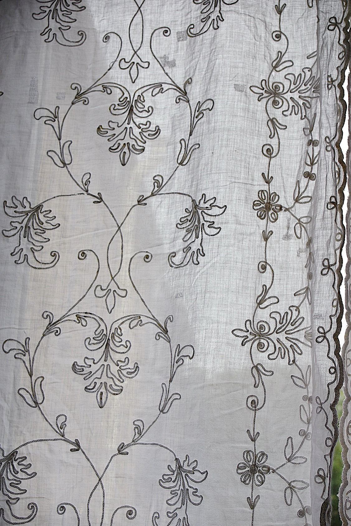 アンティークカーテン/rideau ancien/antique curtain 2 .FR a l'epoque