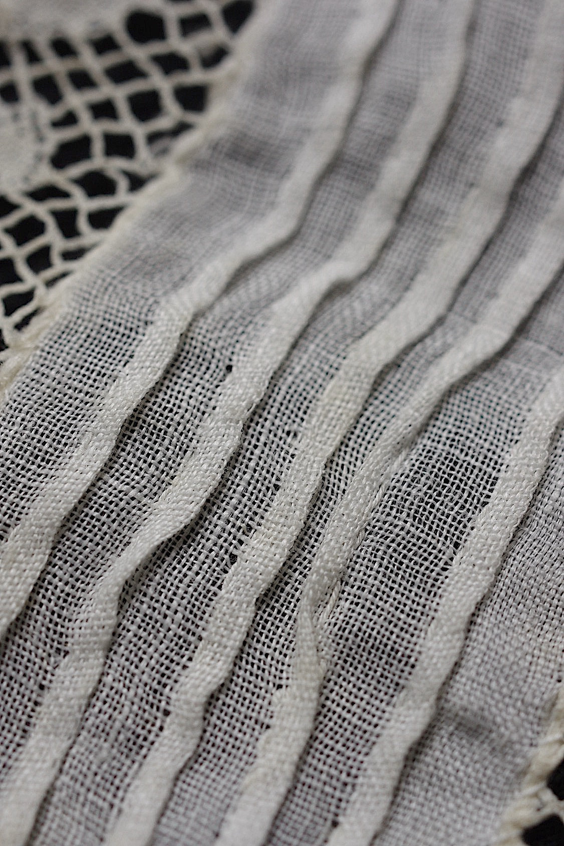 アンティークレース 襟3つ/dentelle ancienne/antique lace .FR a l'epoque