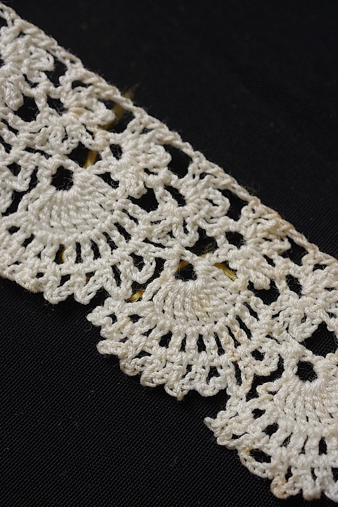 アンティークレース クロシェレース/dentelle ancienne/antique lace .FR a l'epoque