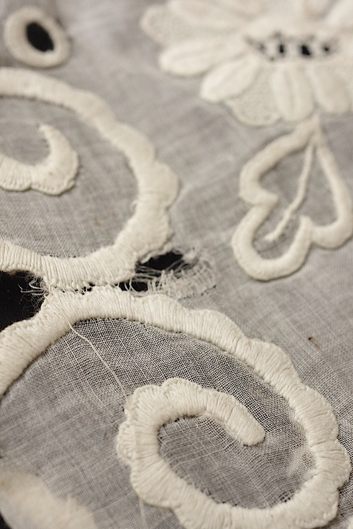 アンティークレース刺繍レース/dentelle ancienne/antique lace .FR a l'epoque