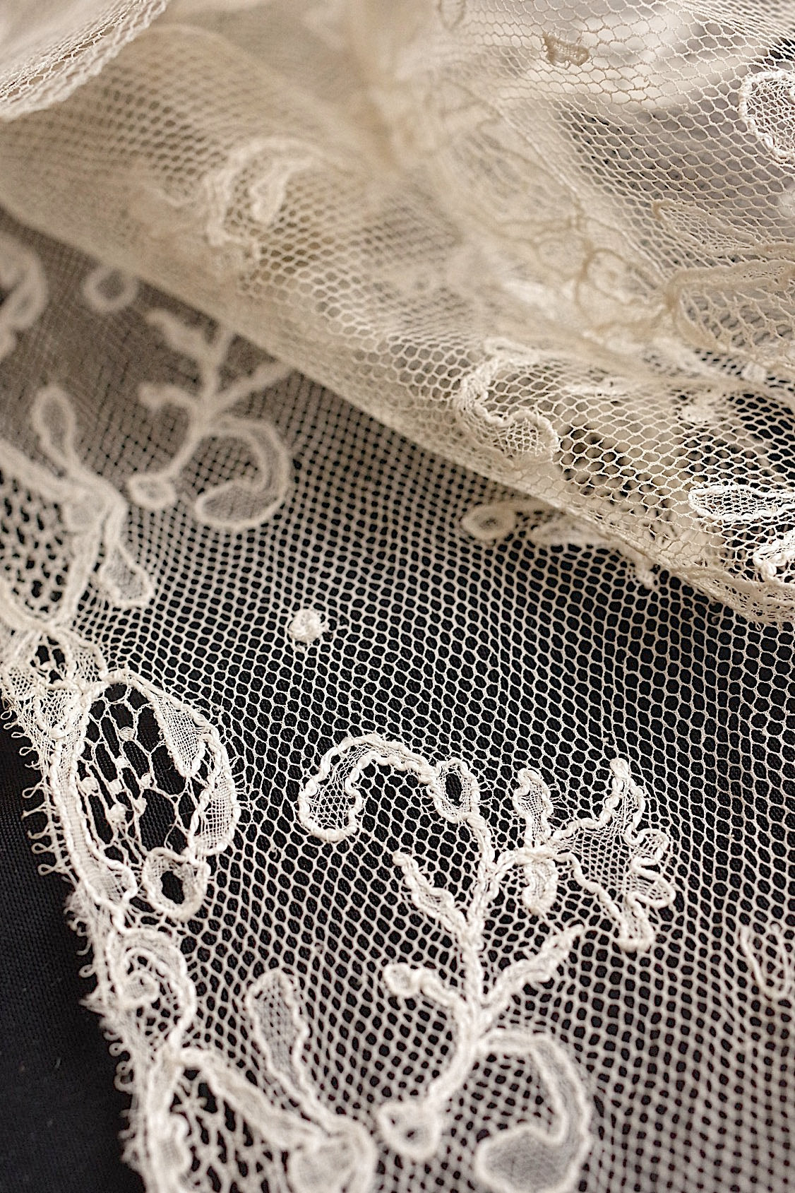 アンティークレース3種/dentelle ancienne/antique lace .FR a l'epoque
