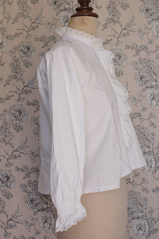 アンティークブラウス1/vêtement ancien/antique blouse .FR a l'epoque