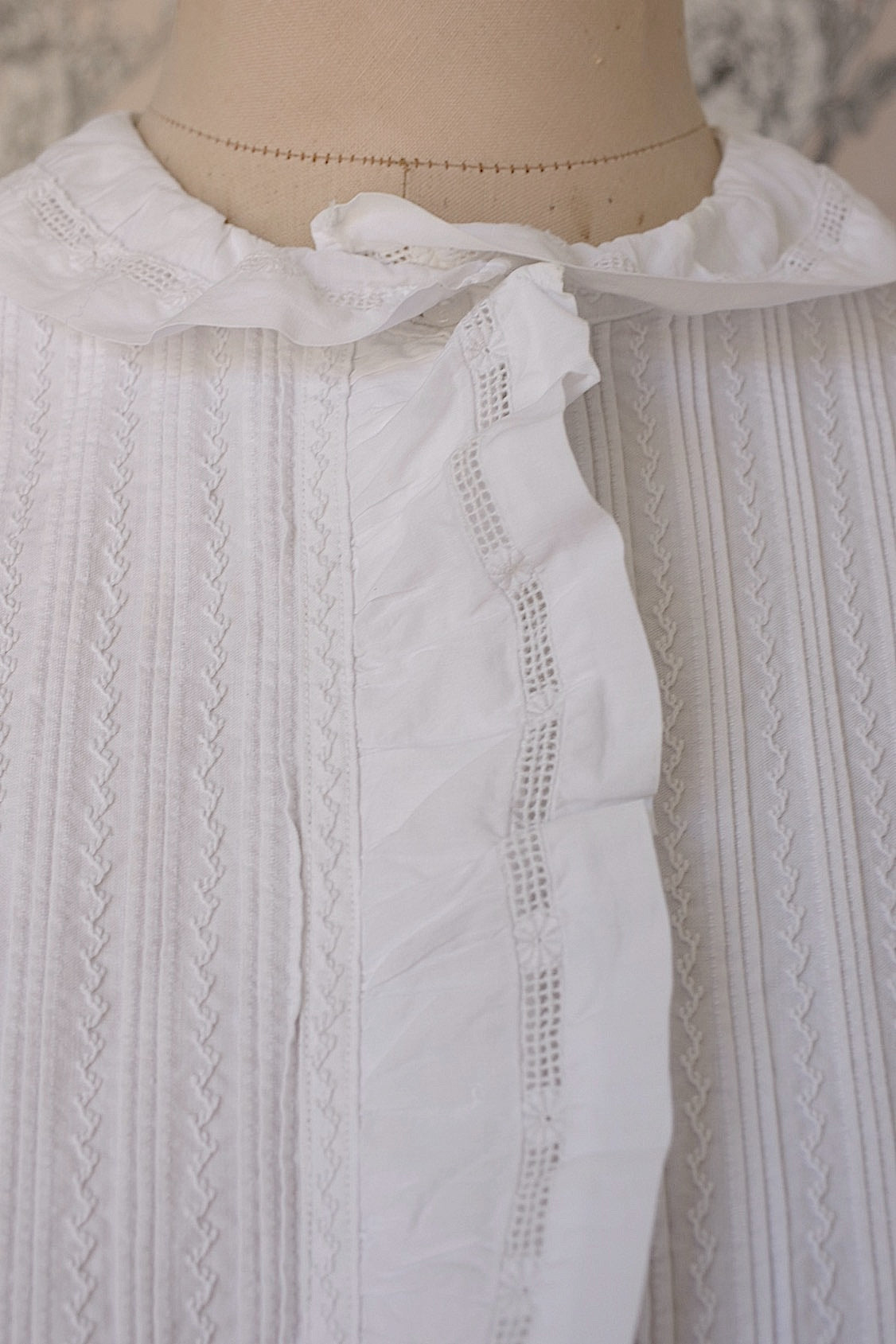 アンティークブラウス2/vêtement ancien/antique blouse .FR a l'epoque