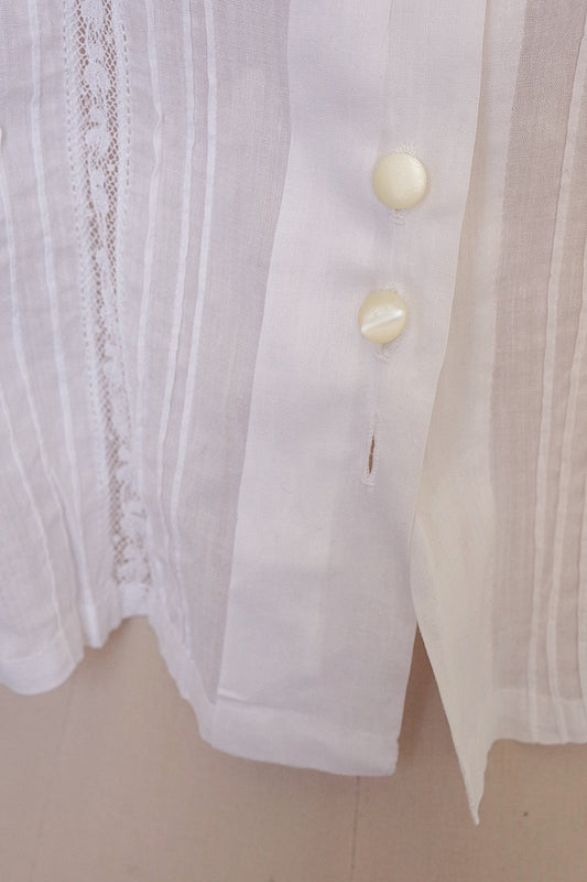 アンティークブラウス3/vêtement ancien/antique blouse .FR a l'epoque