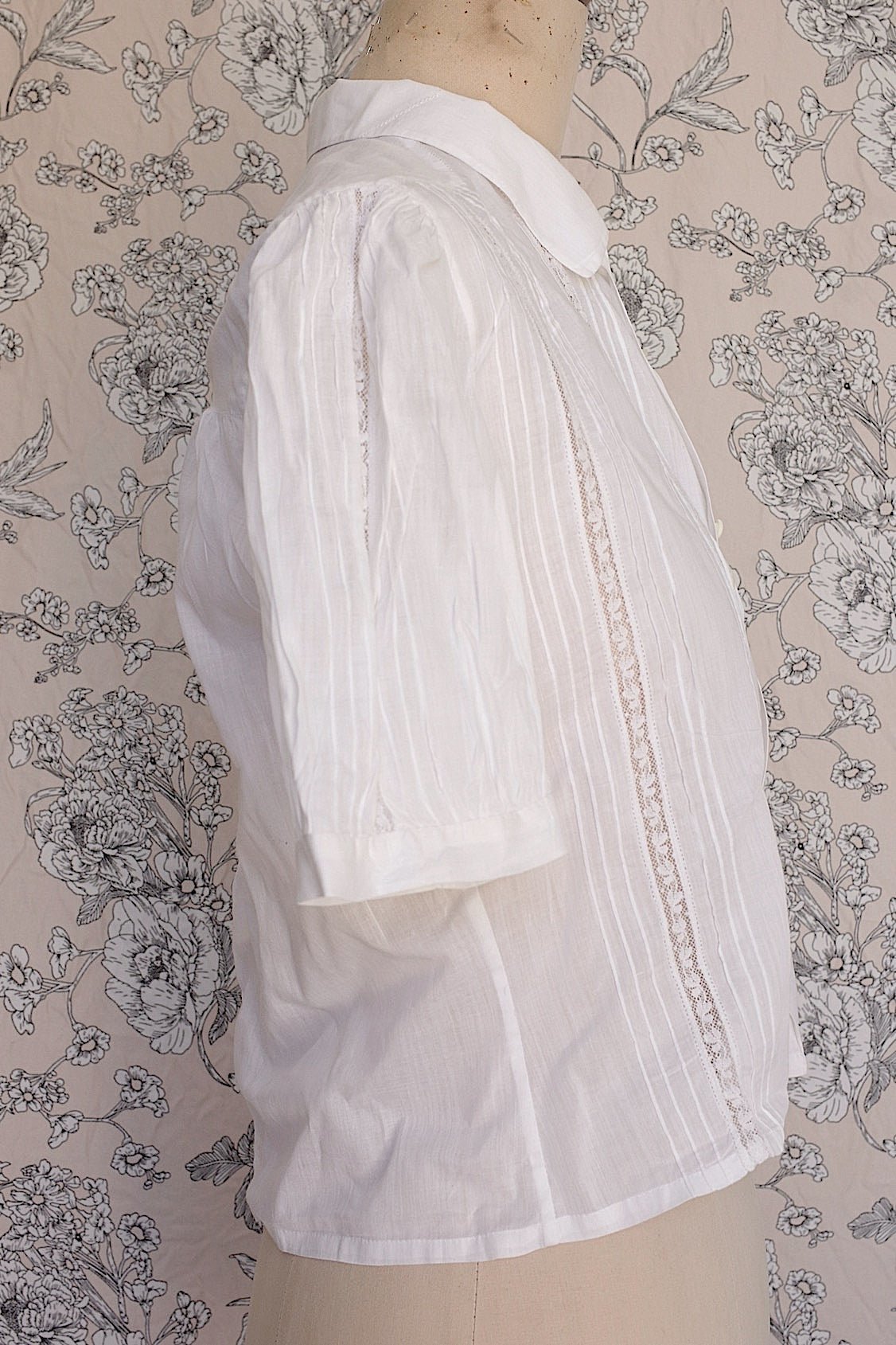 アンティークブラウス3/vêtement ancien/antique  blouse .FR a l'epoque