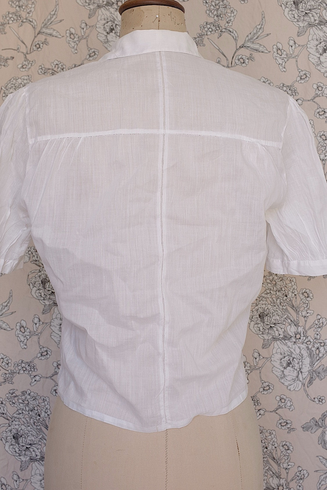 アンティークブラウス3/vêtement ancien/antique blouse .FR a l'epoque