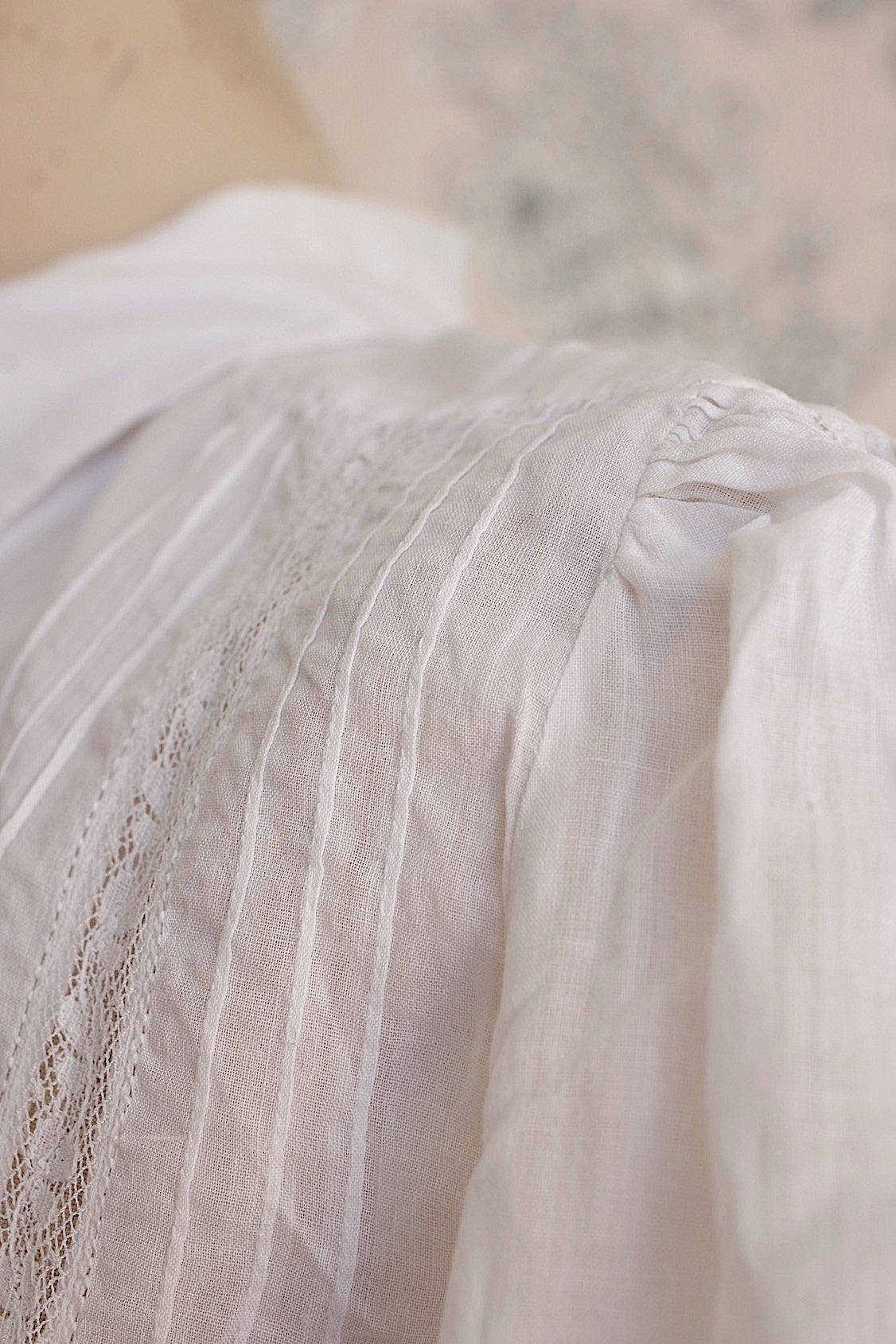 アンティークブラウス3/vêtement ancien/antique blouse .FR a l'epoque