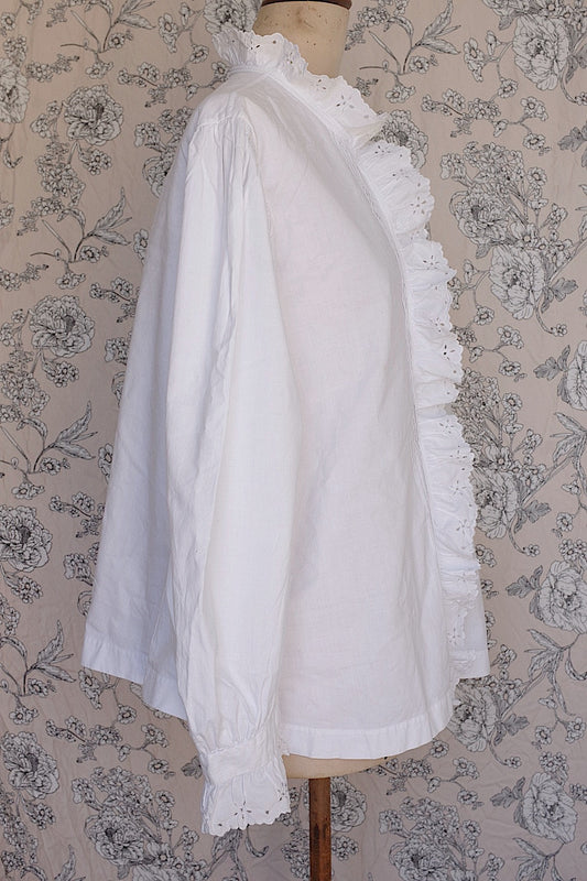 アンティークブラウス4/vêtement ancien/antique blouse .FR a l'epoque