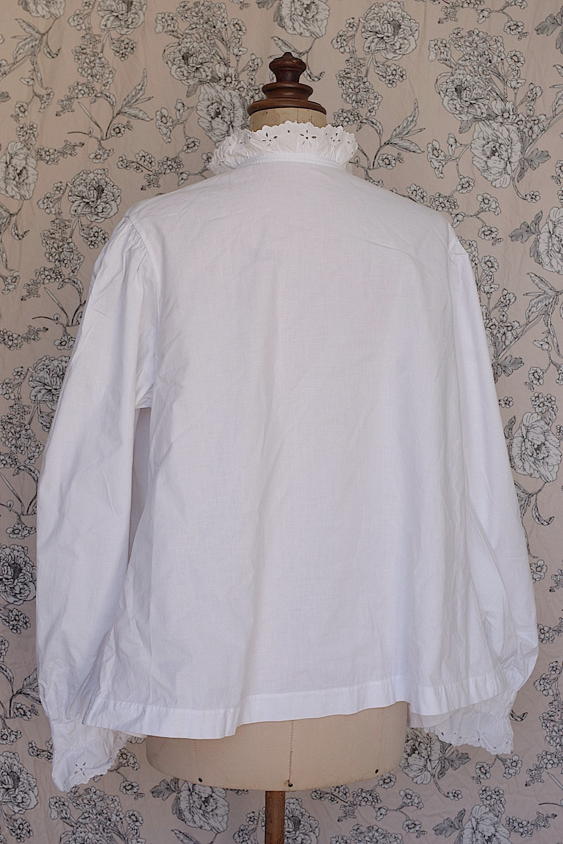 アンティークブラウス4/vêtement ancien/antique blouse .FR a l'epoque