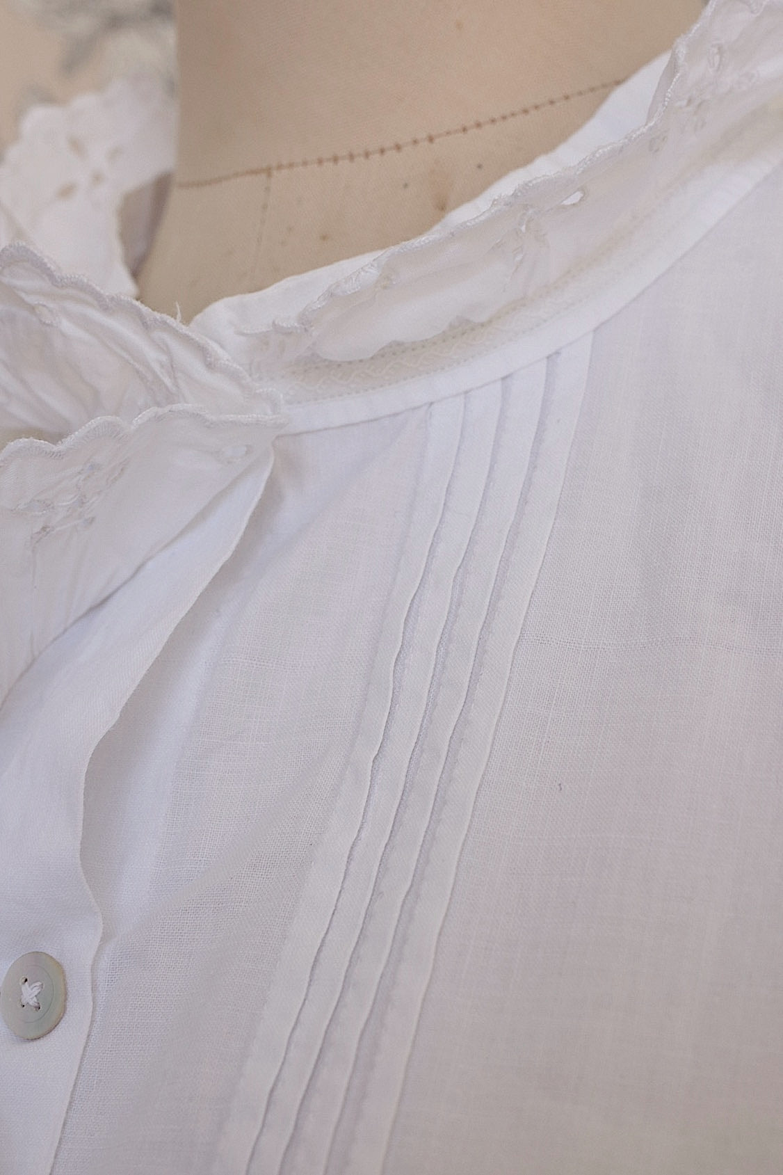 アンティークブラウス4/vêtement ancien/antique blouse .FR a l'epoque