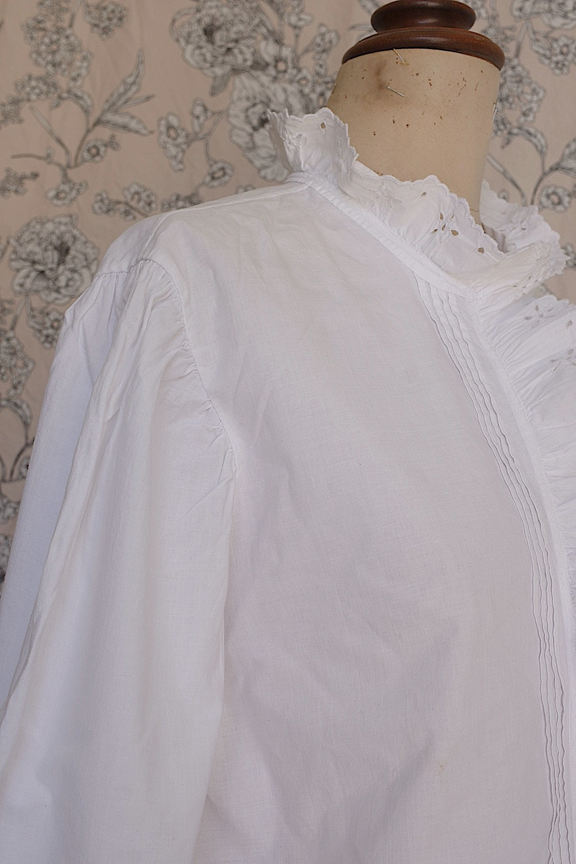 アンティークブラウス4/vêtement ancien/antique blouse .FR a l'epoque