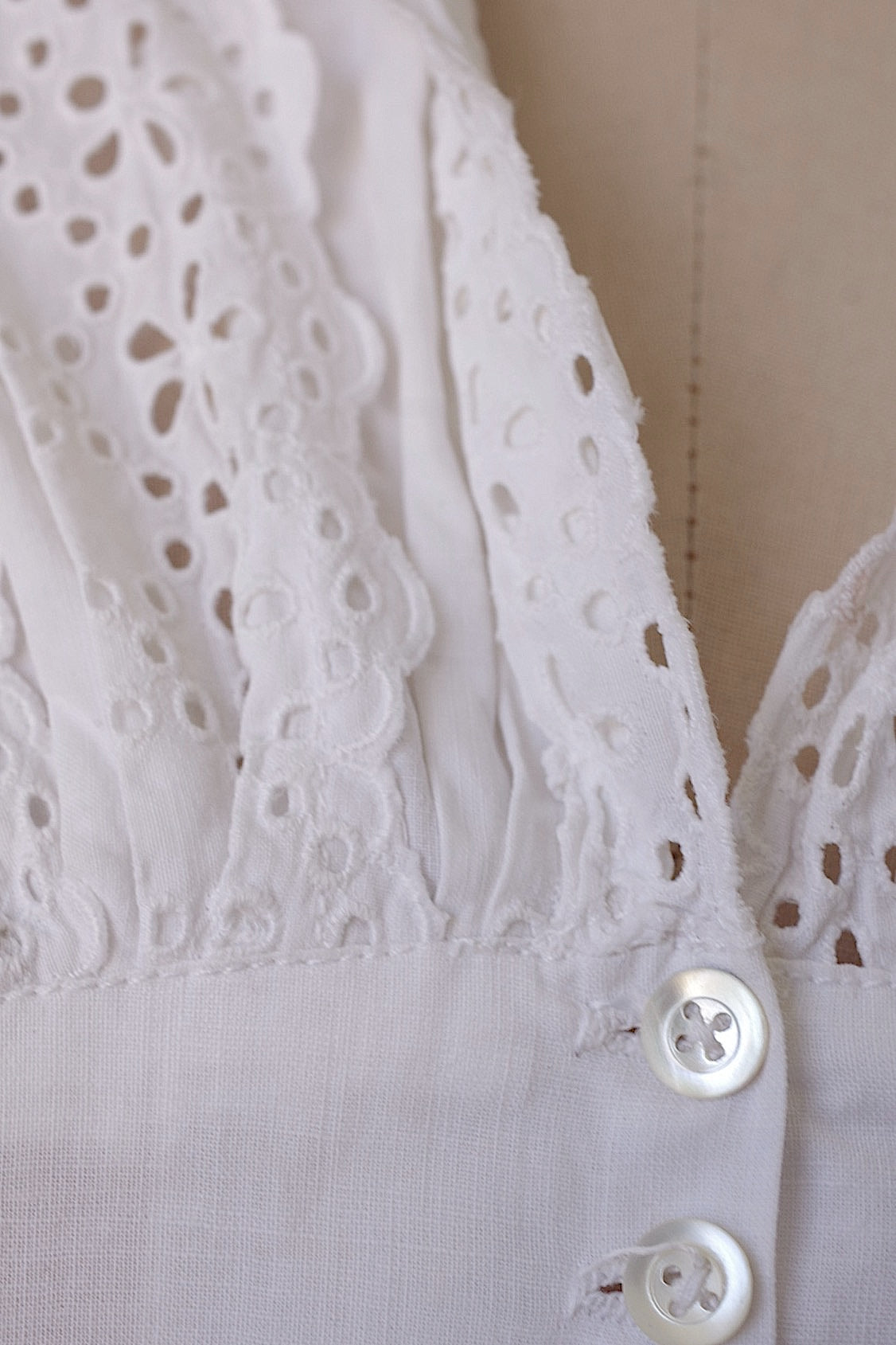 アンティークブラウス5/vêtement ancien/antique blouse .FR a l'epoque